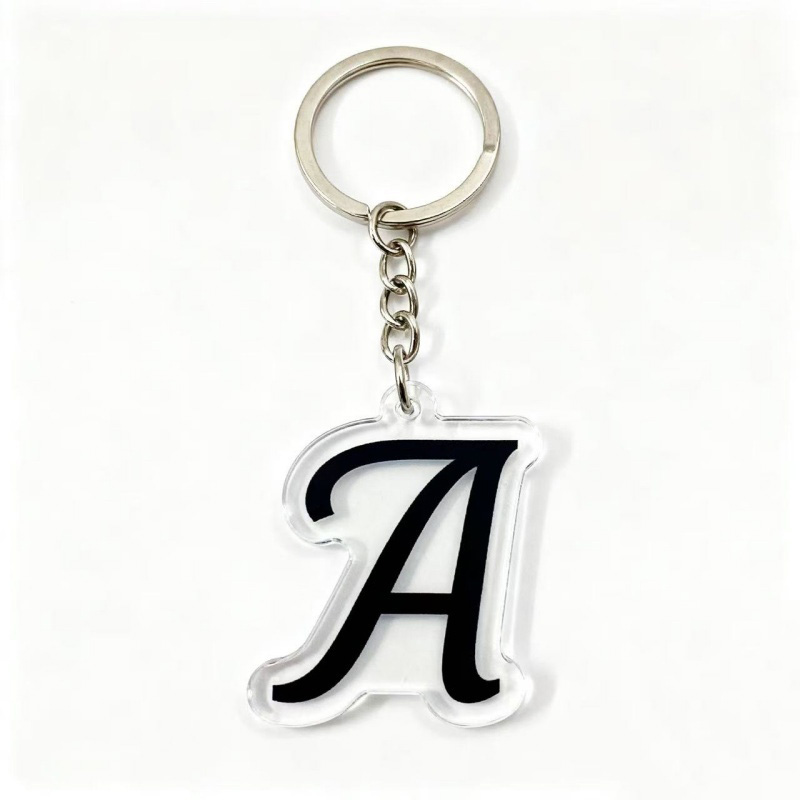 Customized Letter Acrylic Keychain (2)