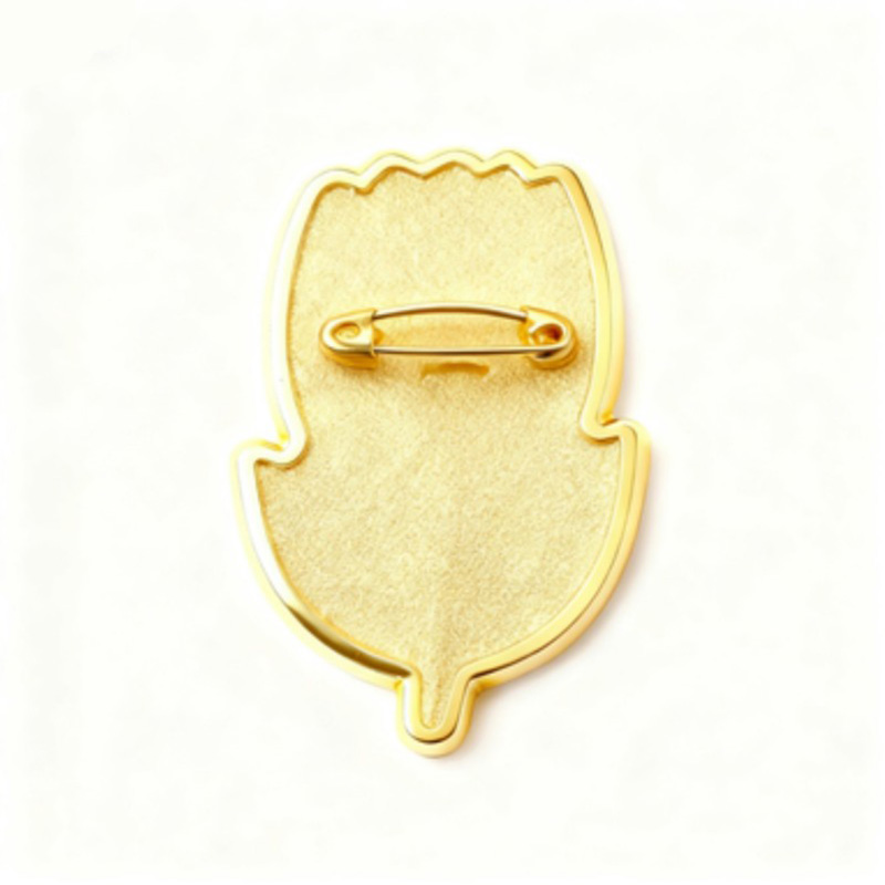 Hard Enamel Badge Tulip Figure 007 YWTY (3)