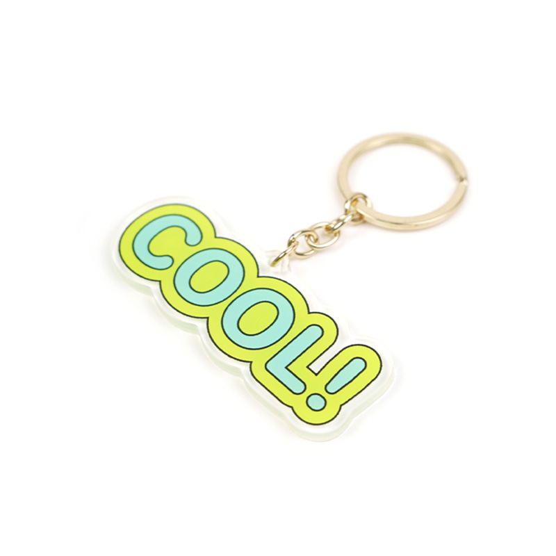 Interesting Word Acrylic Keychains (2)