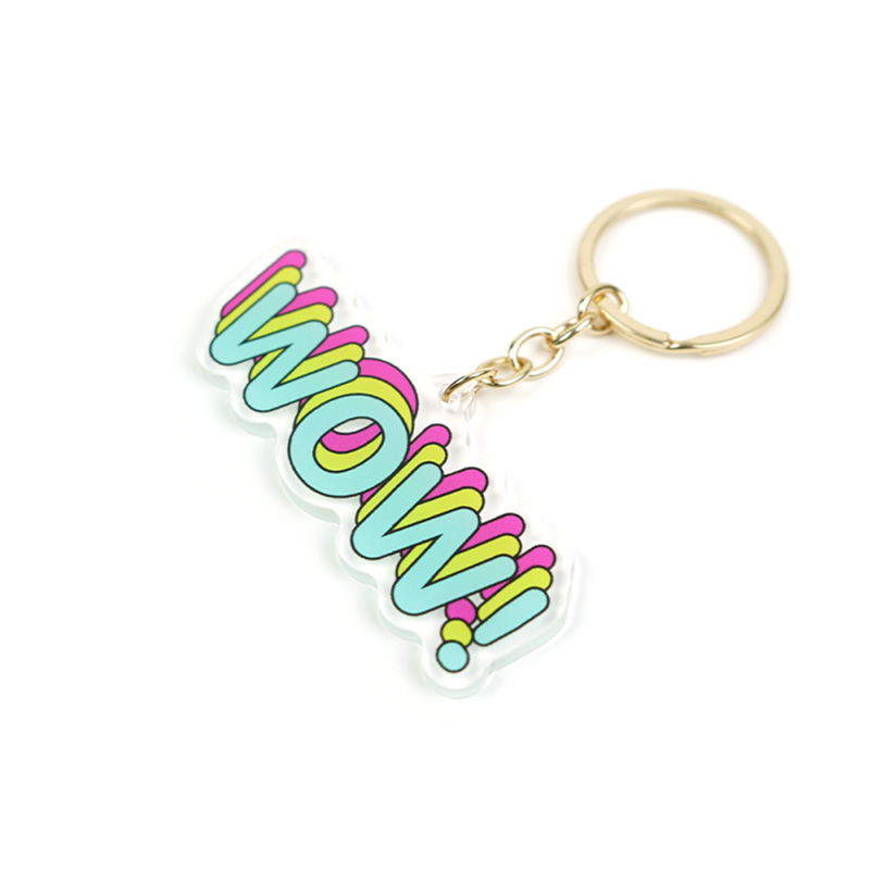 Interesting Word Acrylic Keychains (3)