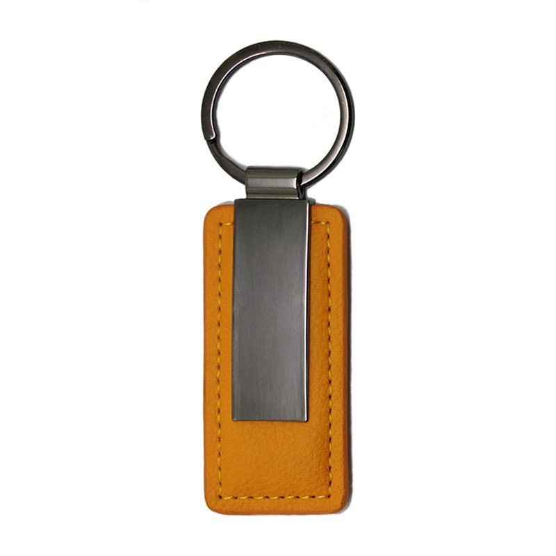 Laser or Printed PU Leather Keychains (1)
