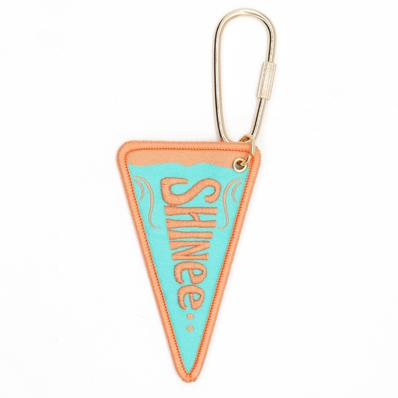 Show Your Personality Custom Embroidered Fabric Keychains With Exclusive Style (4)