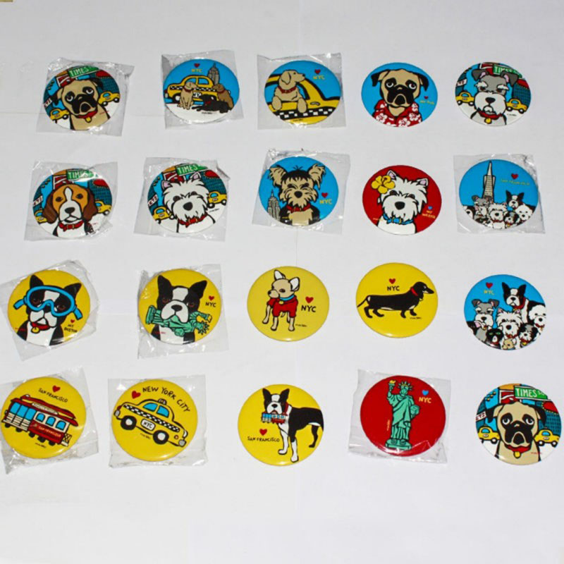 Button Badge Dog Figure 023 YWTY (2)